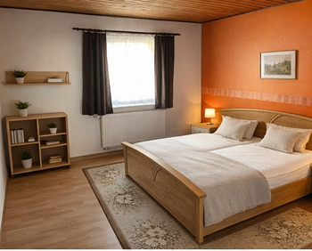 Schlafzimmer mit 18 m²