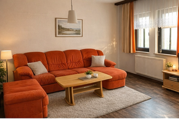 Wohnzimmer mit 42,6 m² Wohnfläche